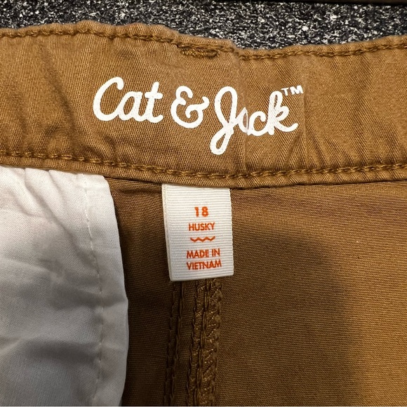 NWT Cat & Jack Brown Cargo Pants Size 18 - Picture 6 of 8